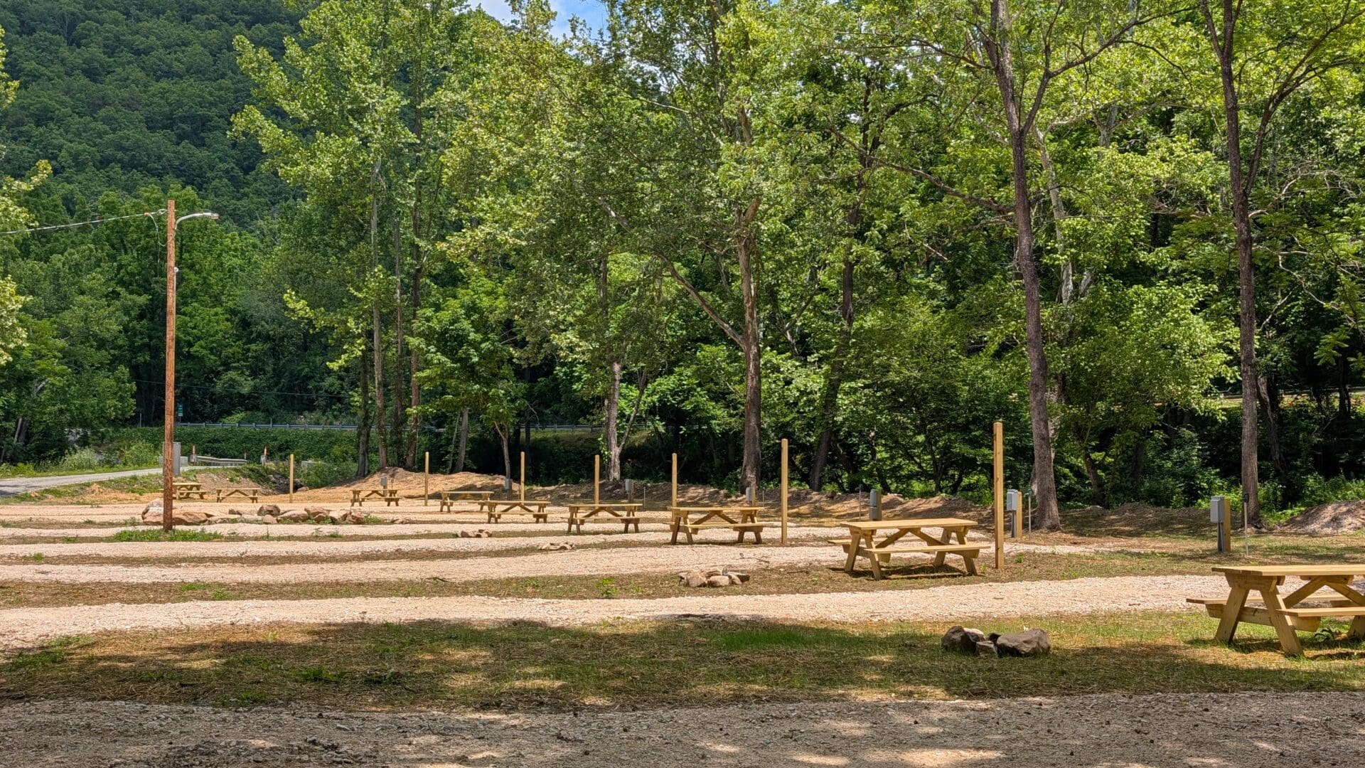 RV Sites at Roan Creek Campground